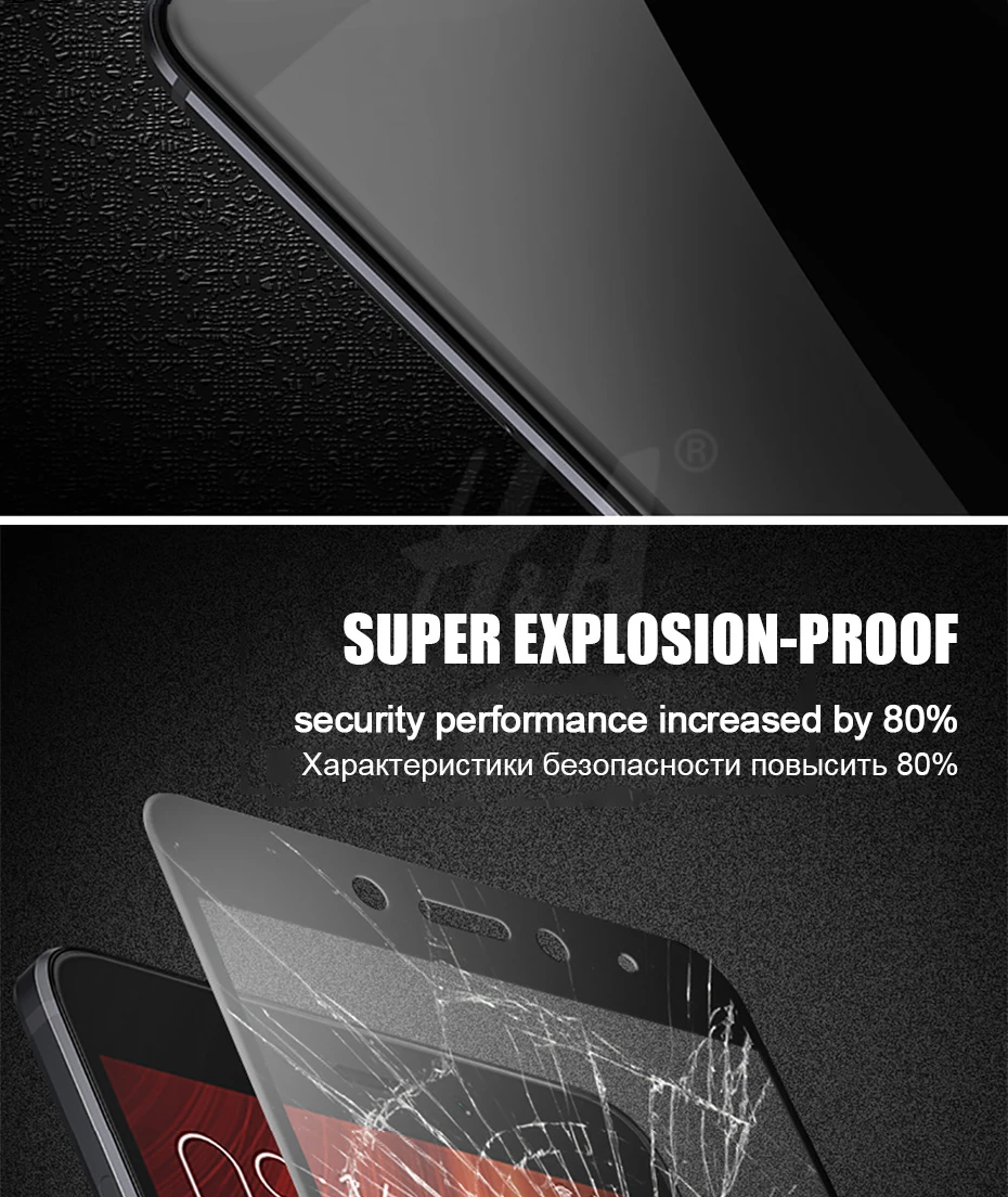 H& A полное покрытие из закаленного стекла для Xiaomi Redmi 4 4A 4Pro 4 Prime Redmi Note 4 Pro Note 4X Защитная пленка для экрана