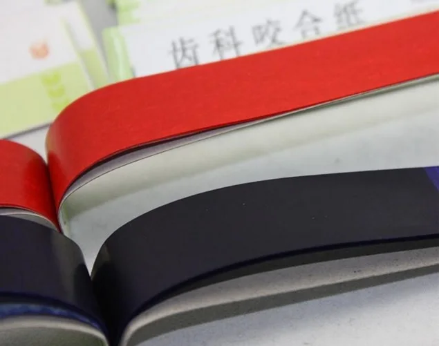 Высококачественные 2 коробки Стоматологическая артикуляционная бумага красные