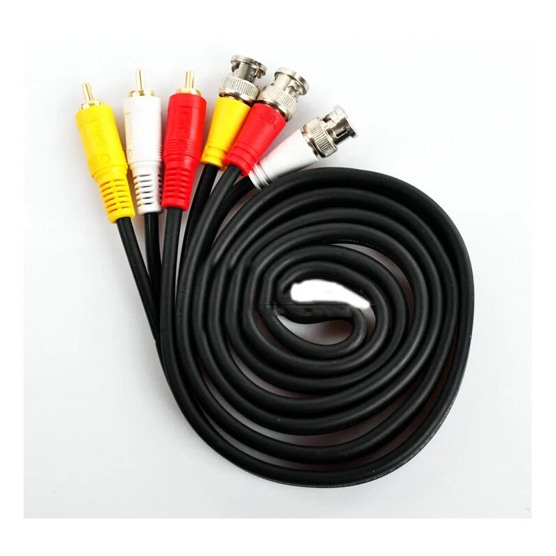

3 RCA Male to 3 BNC Male Cable Component HDTV A/V 150cm