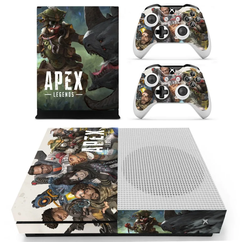 Игра APEX легенды кожи Стикеры наклейка для Microsoft Xbox One S консоли и 2 контроллеры