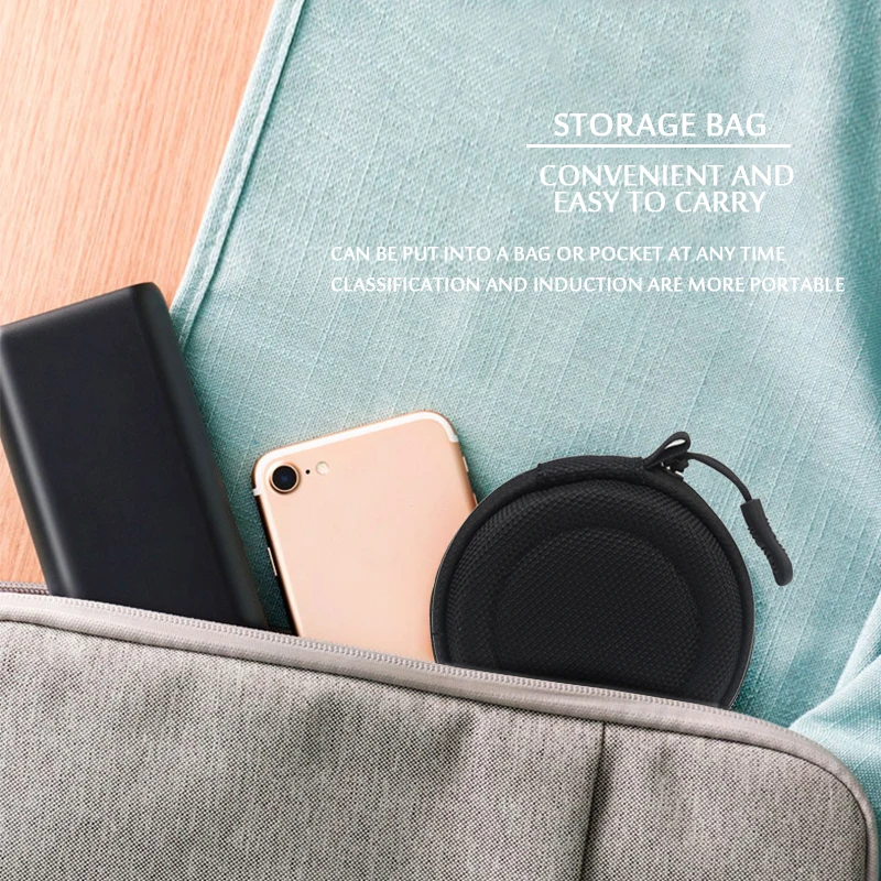 Чехол Shellnail для наушников чехол круглая мини-сумка на молнии хранения гарнитуры