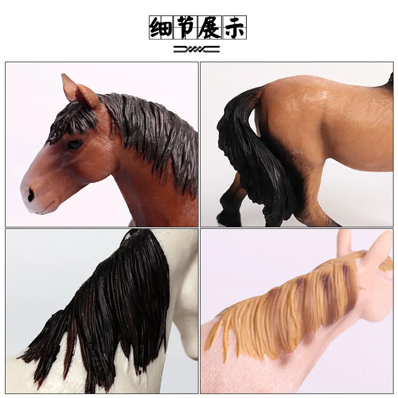 Подлинные фермерские стабильные модели животных Quarter Appaloosa Гарвардский Ганновер, коллекция лошадок, развивающие игрушки для детей