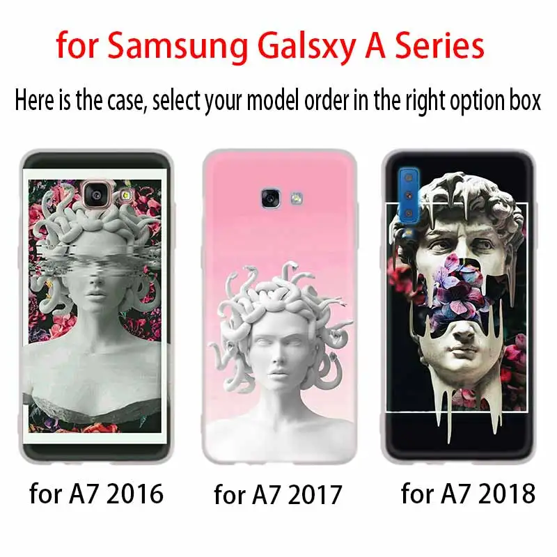 Искусство Дэвид статуя цветочный чехол для Samsung Галактики
