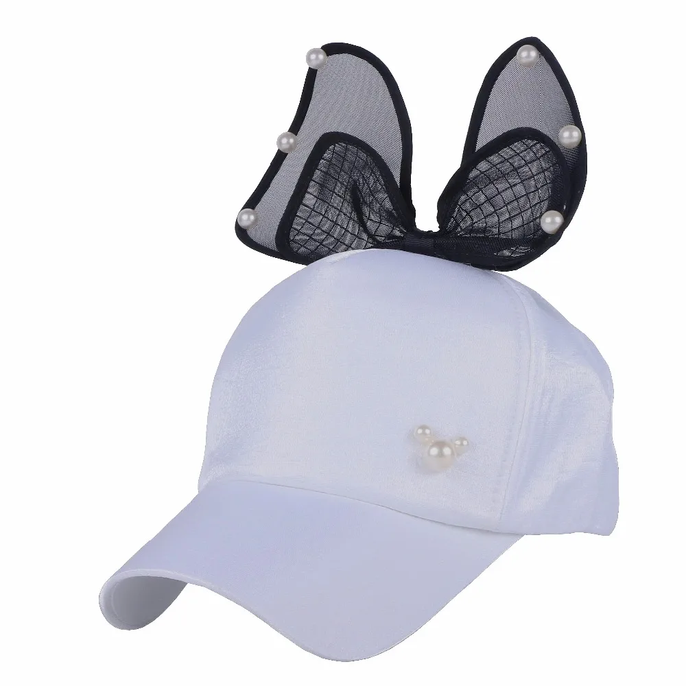 Новый дизайн для женщин и девочек сетчатая форма snapbacks шапки со стразами черный