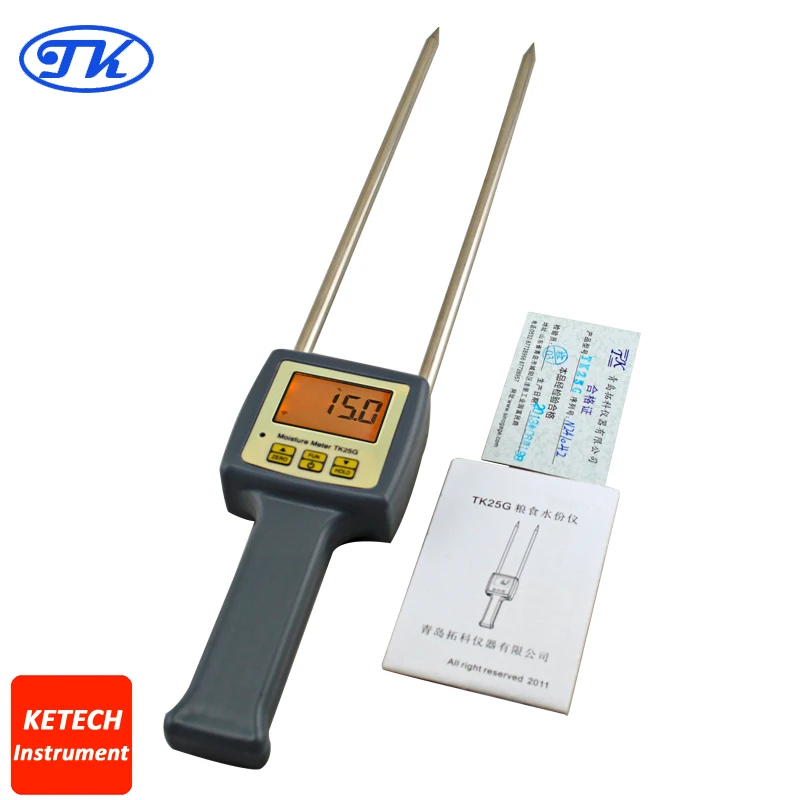 Портативный цифровой измеритель влажности зерна для ячменя кукурузы сена овса