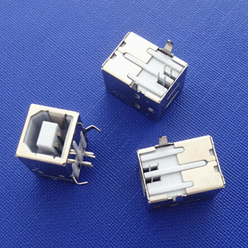 B Type Micro USB разъем интерфейс принтера 90 градусов Flapper гнездовой разъем|connector