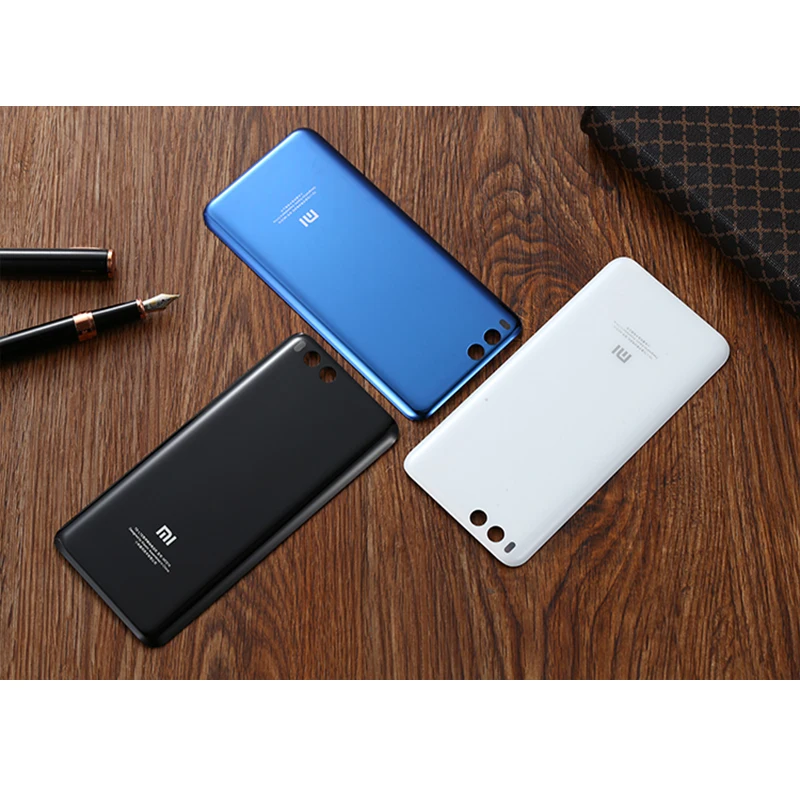 100% оригинал XIAOMI Mi6 задняя крышка батарейный чехол 3D стеклянный корпус дверь