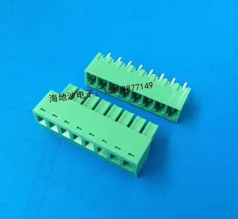 Бесплатная доставка терминал pcb 2edg-3. 81 2EDG 3 папа и мама 7Pin / 8Pin 9pin 10pin staight игла 10