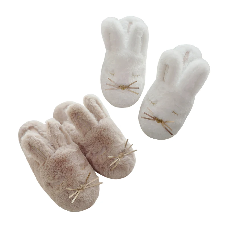 Женские домашние тапочки теплая зимняя Милая домашняя обувь комнатная для