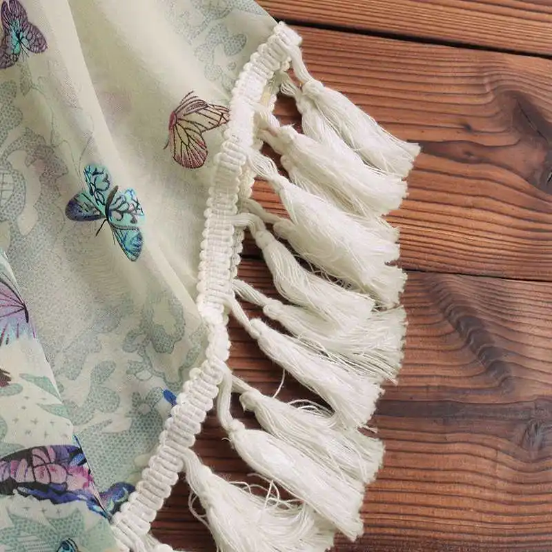 ZANZEA/ летние пляжные покрывала для вечеринок, Женские кимоно с коротким рукавом, кардиган, повседневная свободная туника с кисточками, топы для женщин