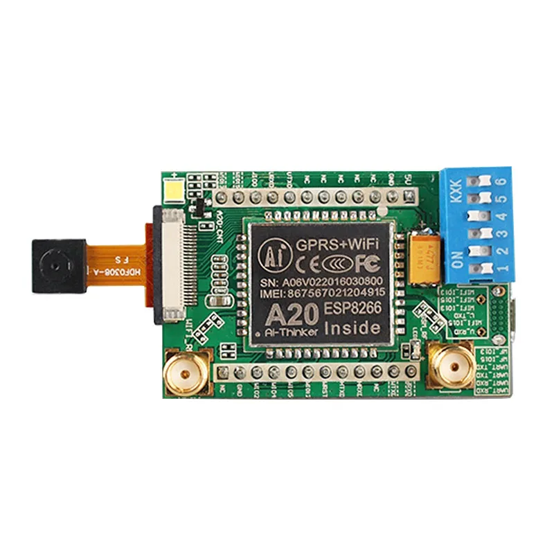 Elecrow GPRS Wi-Fi GSM Камера A20 модуль ESP8266 внутри SMS голос развитию мастер MCU Управление gprs