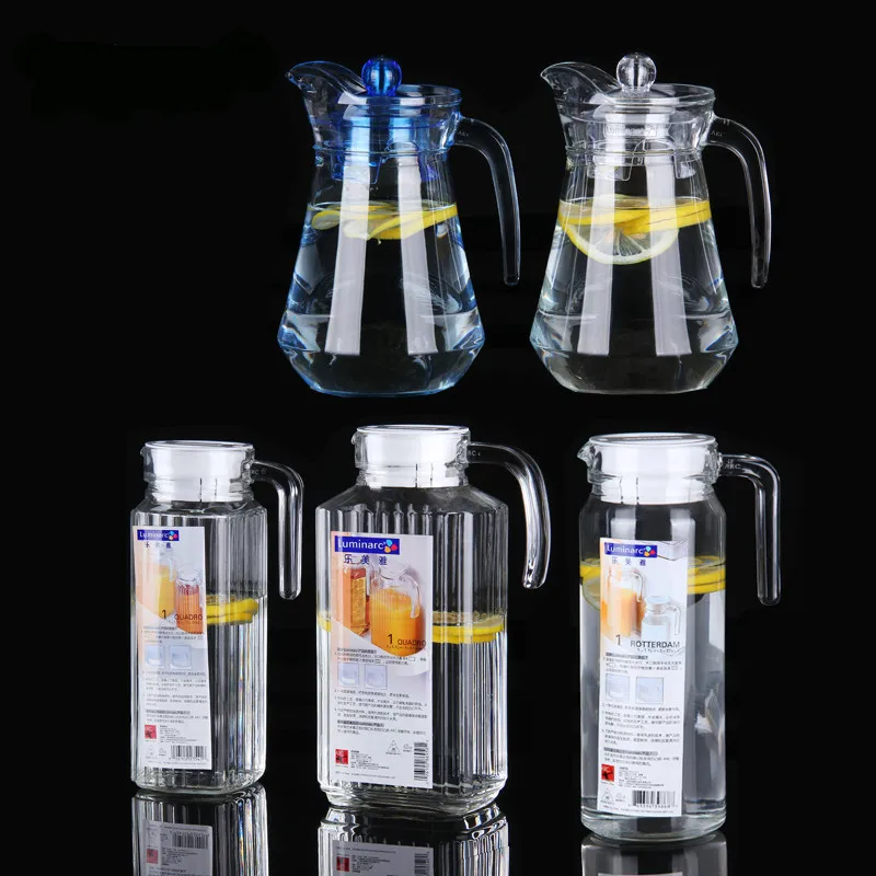 

Glass bar pot high temperature cool water bottle cold kettle heat large capacity beverage pot teapot