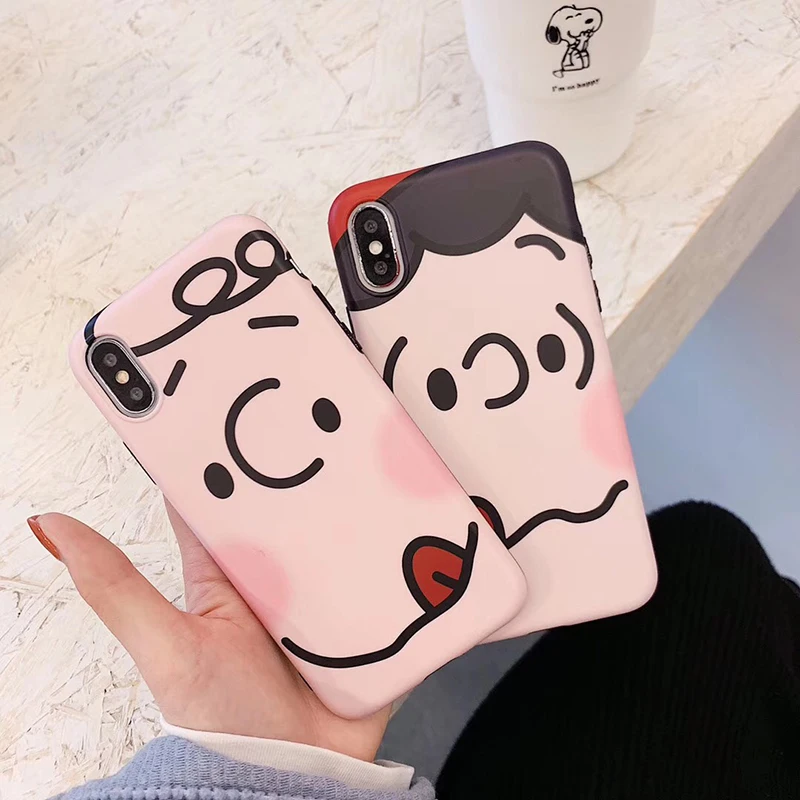 Милый мультяшный чехол для телефона с героями мультфильмов «Charlie коричневый Lucy» для iphone Xs MAX XR X 6 6s 7 8 plus, силиконовый чехол для iphone 11 Pro Max