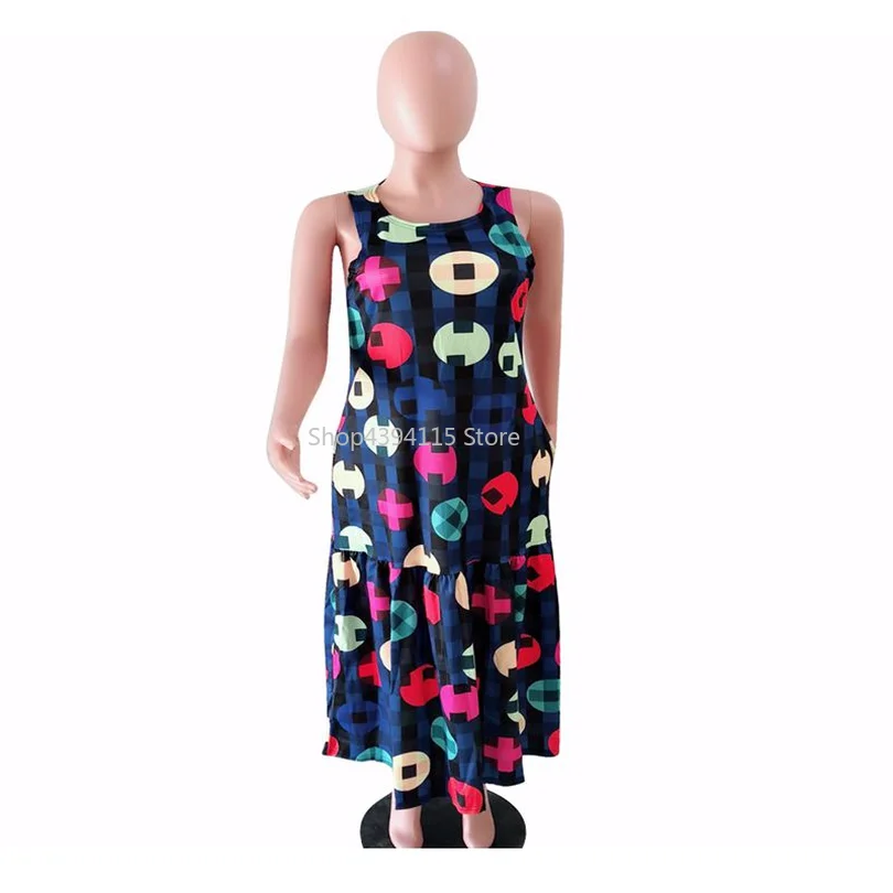 Повседневные длинные платья с принтом африканские женские женская одежда 2019