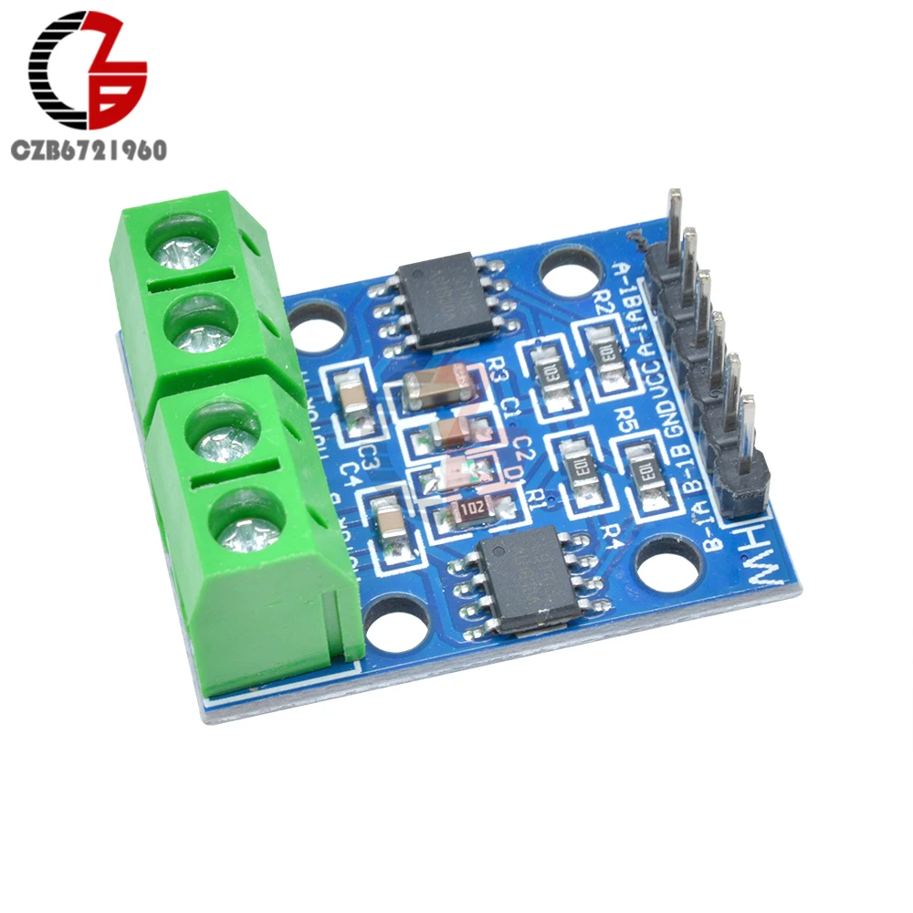 2,5 V-12 V 2CH L9110S h-мост Драйвер шагового двигателя Управление; доска двухканальный L9110 DC мотор привода Управление модуль для Arduino