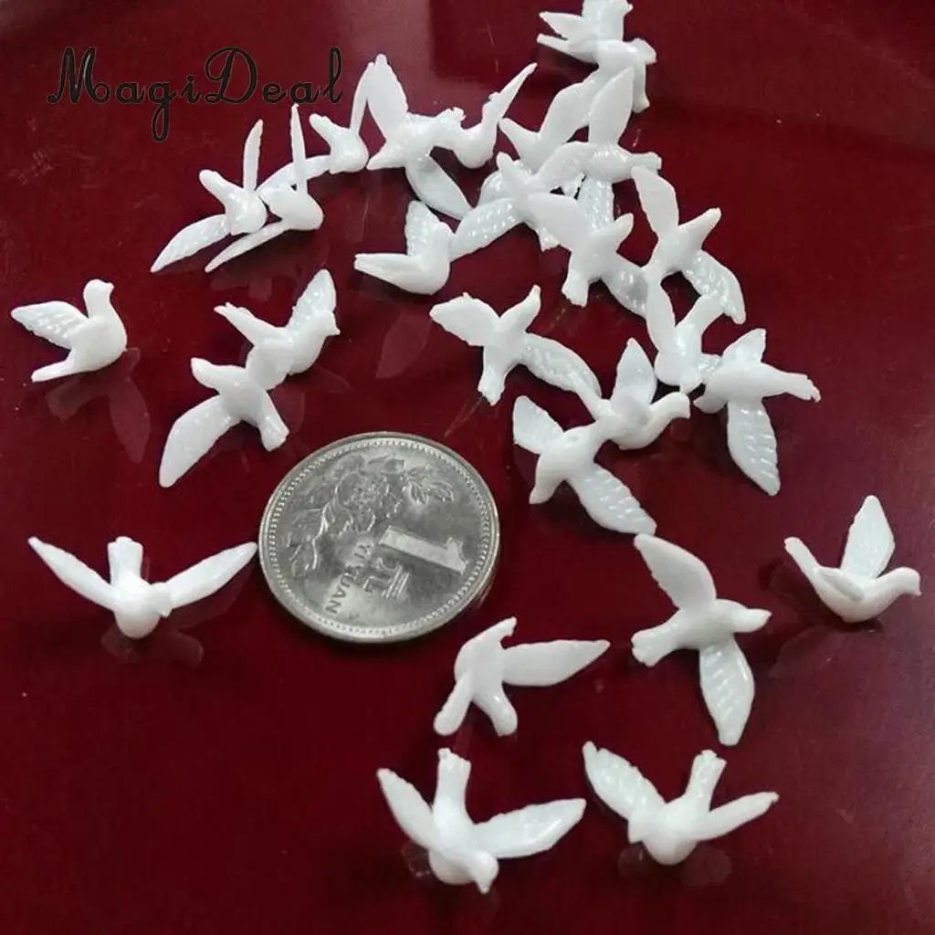 12 шт. маленькие белые Голубки|favors shower|favor decorfavors party |