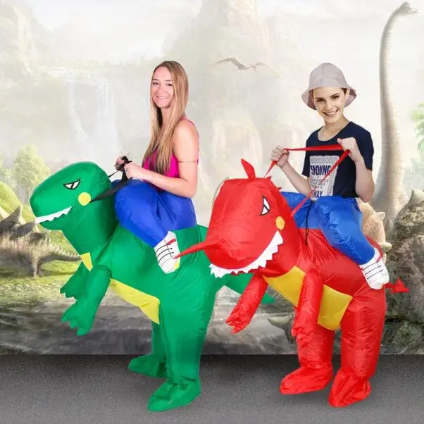 Детские веер для взрослых надувные T-Rex в парк развлечений лошадь острый сумо