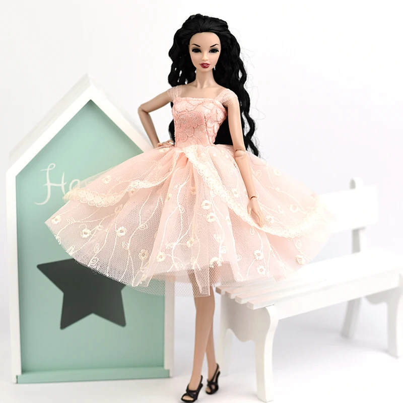 Одежда для куклы Blyth белое/розовое свадебное платье юбки аксессуары кукол 1/6 (Azone