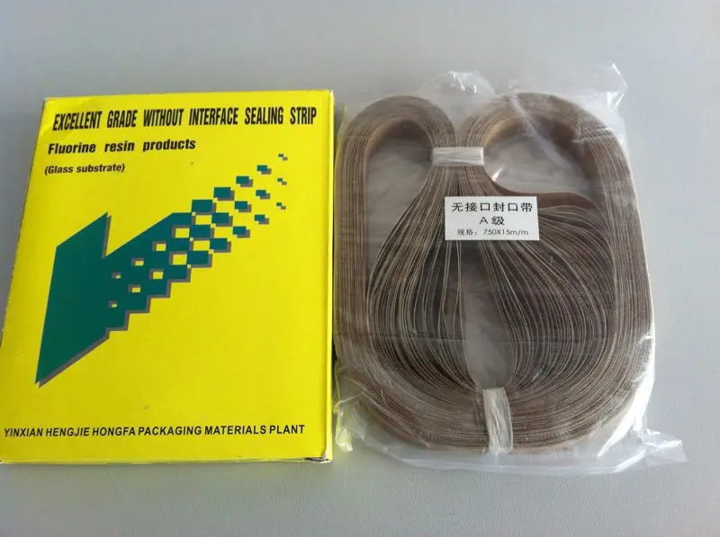 

50pcs/lot 750*15MM Sealing Belt for Sealing machine/Band sealer/plastic bag sealer/film sealing machine