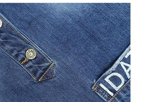 Сезон: весна–лето элегантный дизайн женские джинсовые бак синие джинсы в целом