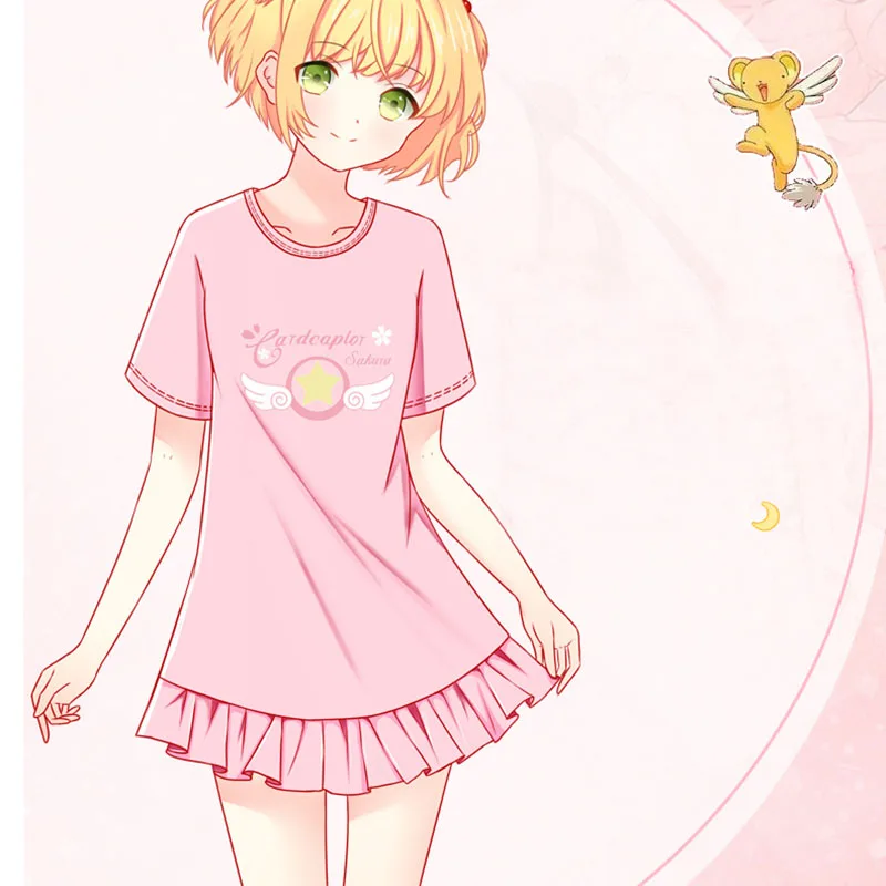 Карточный чехол KINOMOTO платье с Сакурой костюм ночная юбка пижама housecoat | Женская