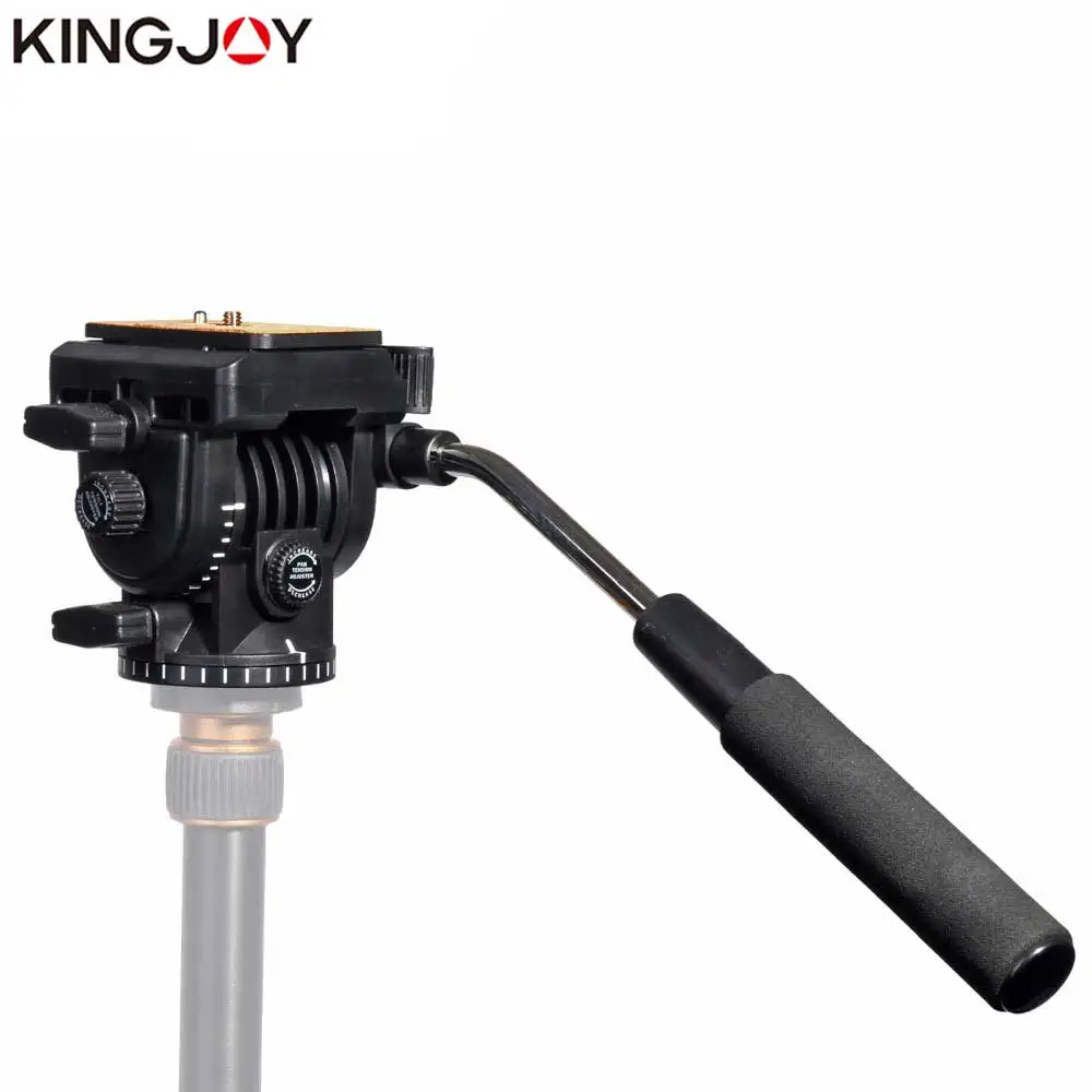 

Головка штатива KINGJOY Official VT-1510, панорамная, гидравлическая, для штатива и монопода