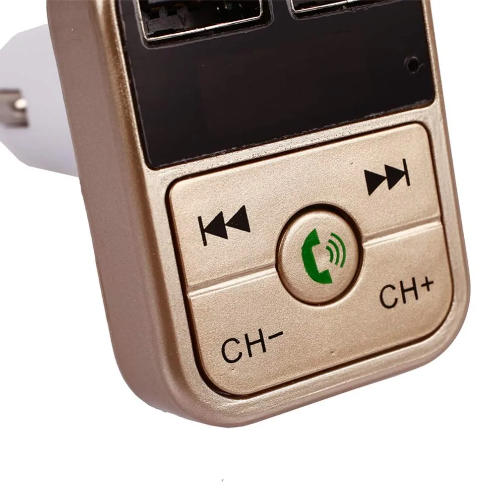 Автомобильный Bluetooth fm-передатчик Aux модулятор Bluetooth Handsfree автомобильный комплект автомобильный аудио mp3-плеер с 2.1A Quick Charge Dual USB