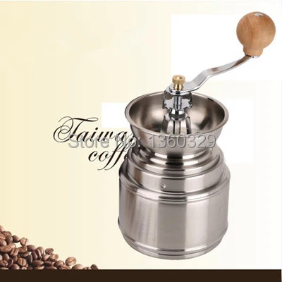 New Arrival Stainless Steel Coffee Grinder Salt and Pepper Mill Herb Spice Chili Beans Weed Machine Freeshipping2pcs/lot | Дом и сад