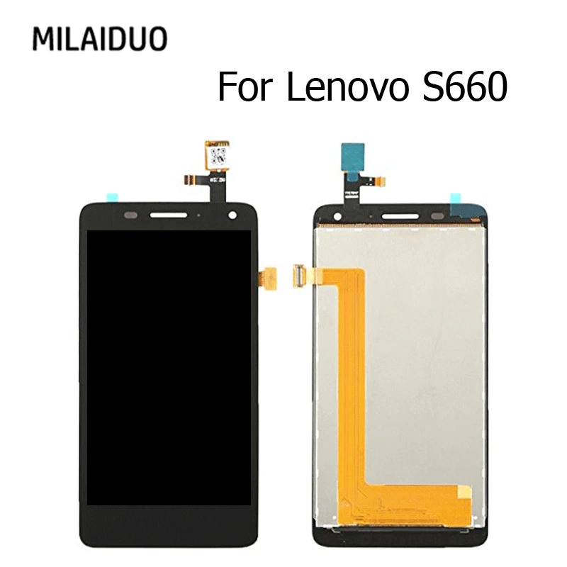 Оригинальный ЖК дисплей для LENOVO S660 модуль сенсорный экран дигитайзер Датчик