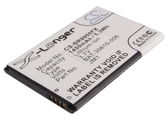 Аккумулятор Cameron Sino 1450 мАч для BlackBerry Bold Touch 9900 9930 Storm 3 9850 9860 9380 9790 9220 P9981|cameron sino|batteries