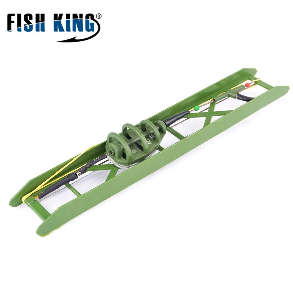 FISH KING 30 г-80 г Карп рыболовные снасти Поворотный с леской крючки рыболовный грузик из свинца для кормушки карпа