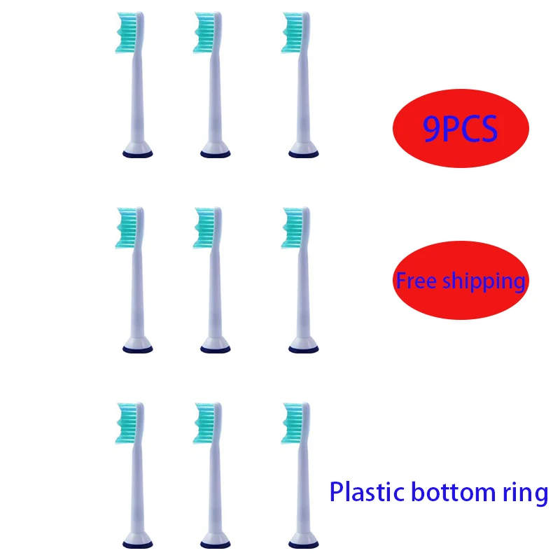 9 шт/3 Pack электрическая зубная щетка HX6013 Замена пригодный для Philips Sonicare Proresults/Здоровый Белый/Easyclean Зубная щётка головок