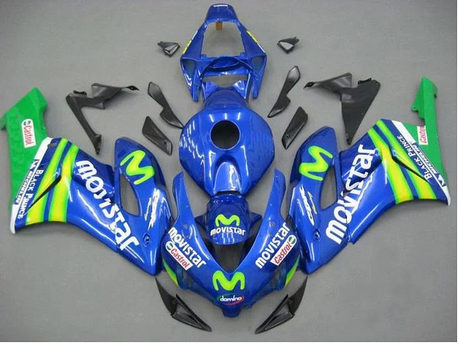 

OEM_Qulaity Injection Fairings for HONDA CBR1000RR 04 05 CBR1000 2004 2005 CBR 1000RR 04 05 Blue green fairing kits #S5R66A