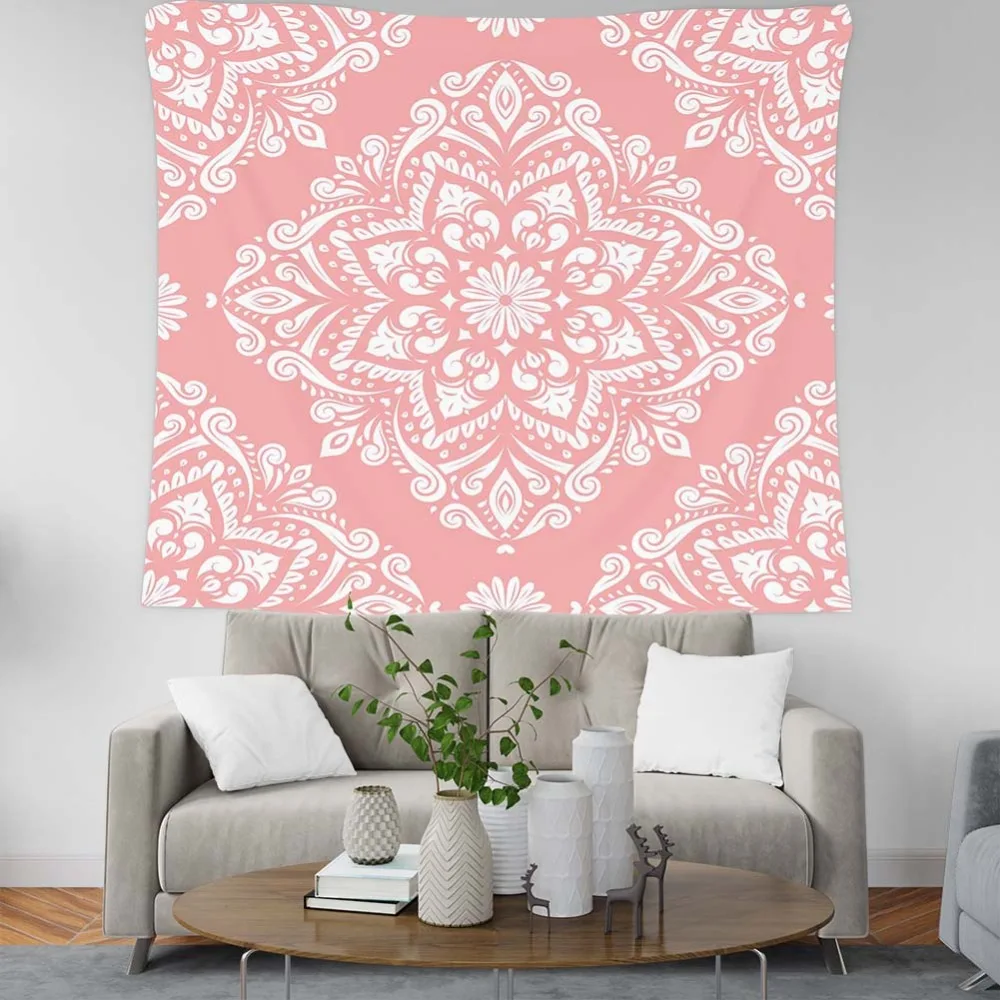 Гобелен tapiz с рисунком мандалы домашний декор в стиле хиппи и бохо Настенный