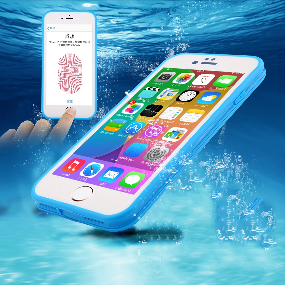 Водонепроницаемый чехол для телефона iPhone 6 6s 7 8 Plus SE 5S водонепроницаемый из ТПУ