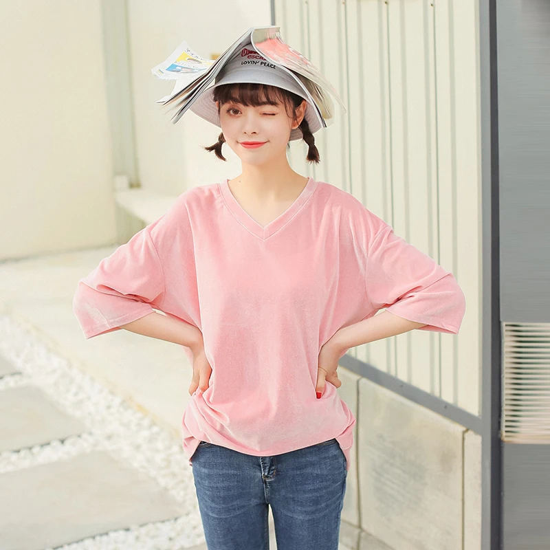 2019 летняя новая модная трендовая художественная и свежая длинная однотонная