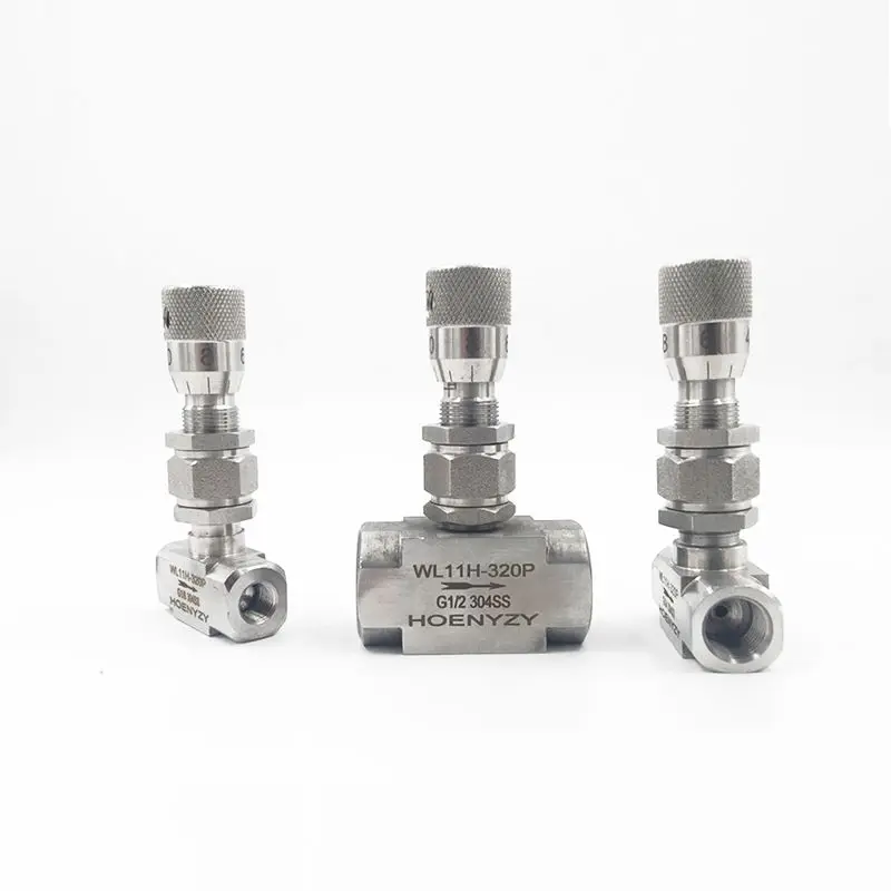 G 1/" 1/4" NPT 1/" игольчатый клапан из нержавеющей стали 304 PN32 микро регулирующий клапан WL11H-320P регулирующий поток клапан 32 МПа