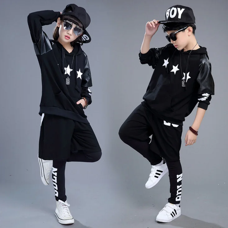 Детские толстовки с капюшоном в стиле хип-хоп одежда для девочек и мальчиков