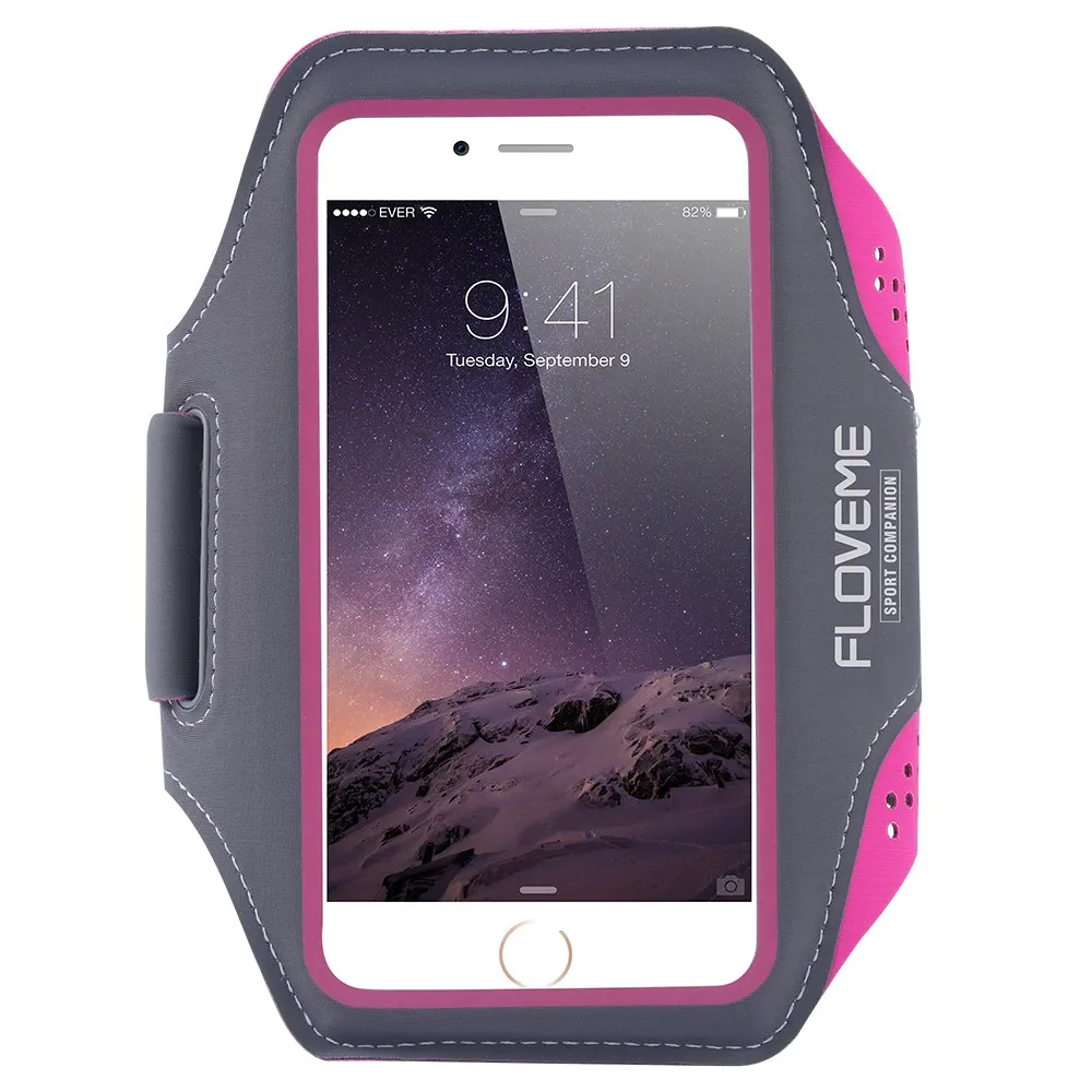 Цветной спортивный Чехол-повязка FLOVEME для iPhone 6 6S Plus чехлы бега спорта повязка на