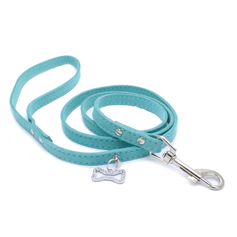 120 см замшевый кожаный поводок для собак мягкие поводки щенков и кошек с