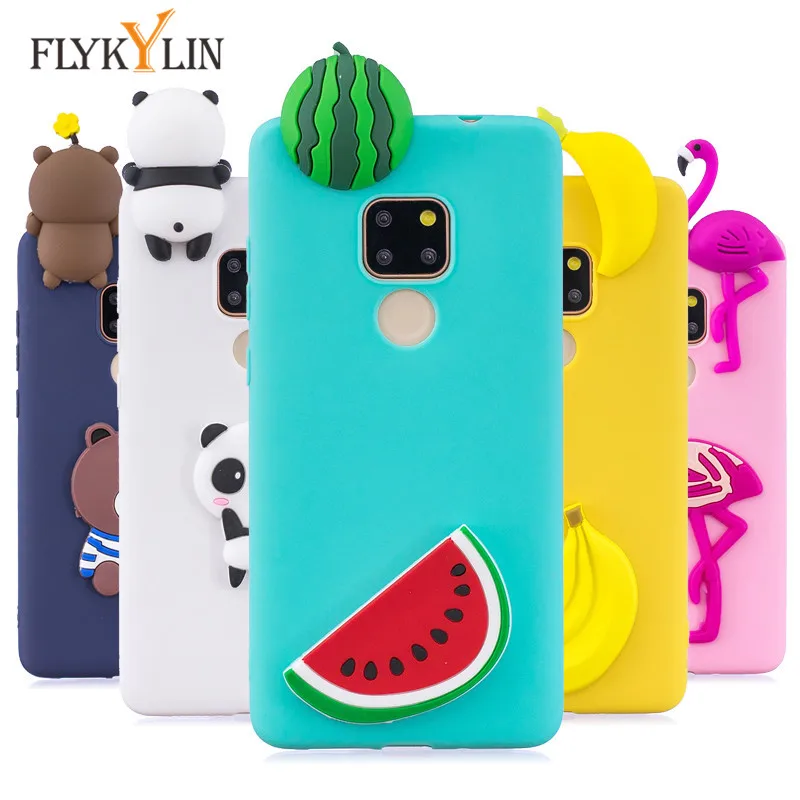 Мягкий чехол FLYKYLIN из ТПУ для Huawei Mate 20 Pro 3D сделай сам кукол игрушек телефона чехлы /