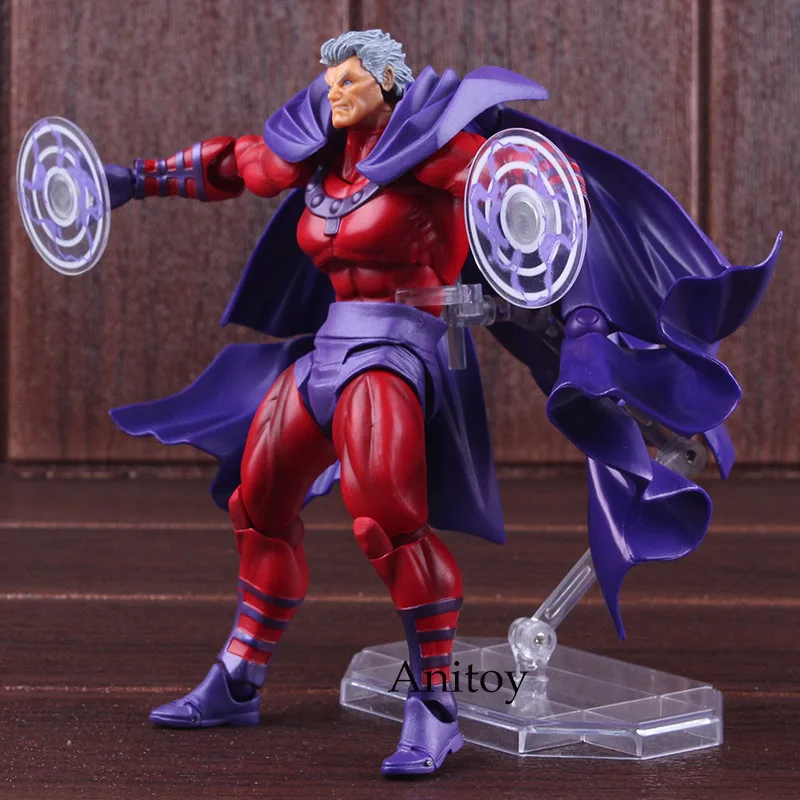 Marvel Comics X-Для мужчин Мстители Магнето Figma серии № 006 ПВХ X Для мужчин Amazing Ямагучи статуэтки коллекционные модели игрушки