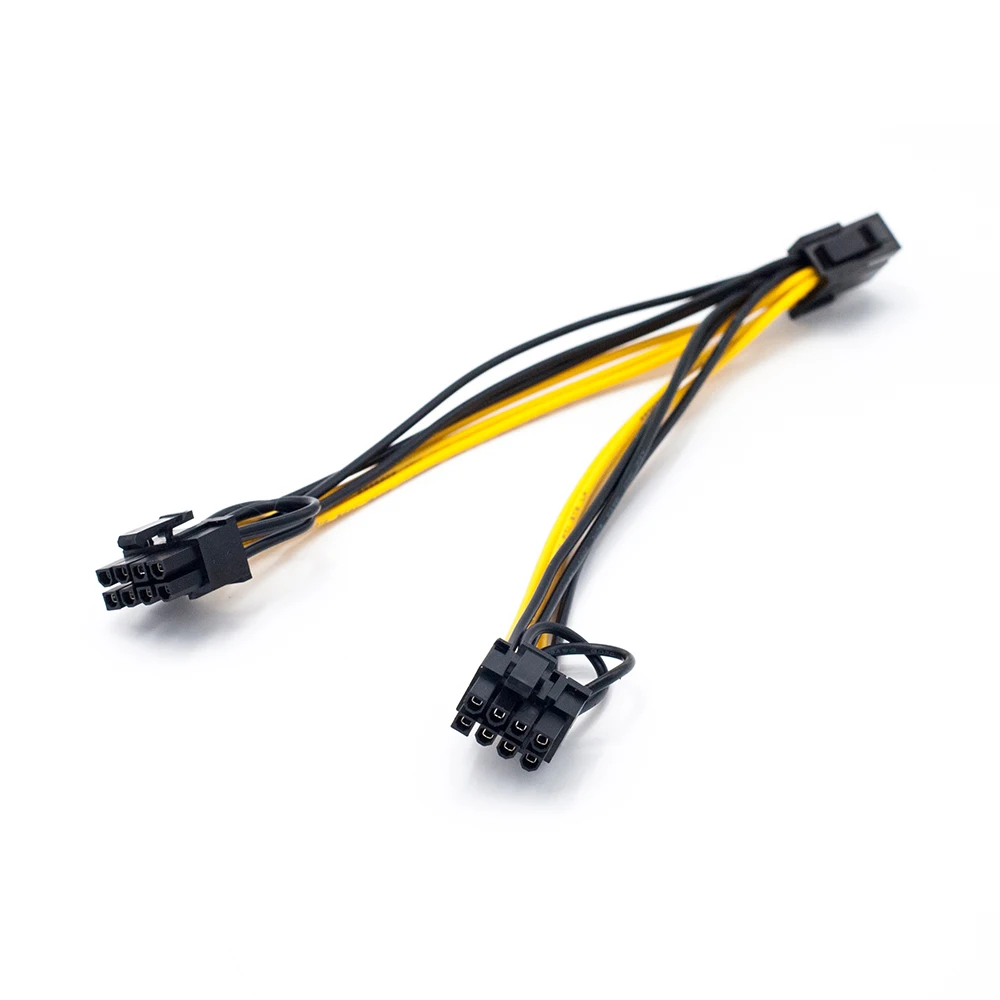 Кабель разветвитель PCI E 6 + 2 pin (6 pin/8 pin) видеокарта Express Dual 8Pin кабель питания|pcie 8pin|8pin