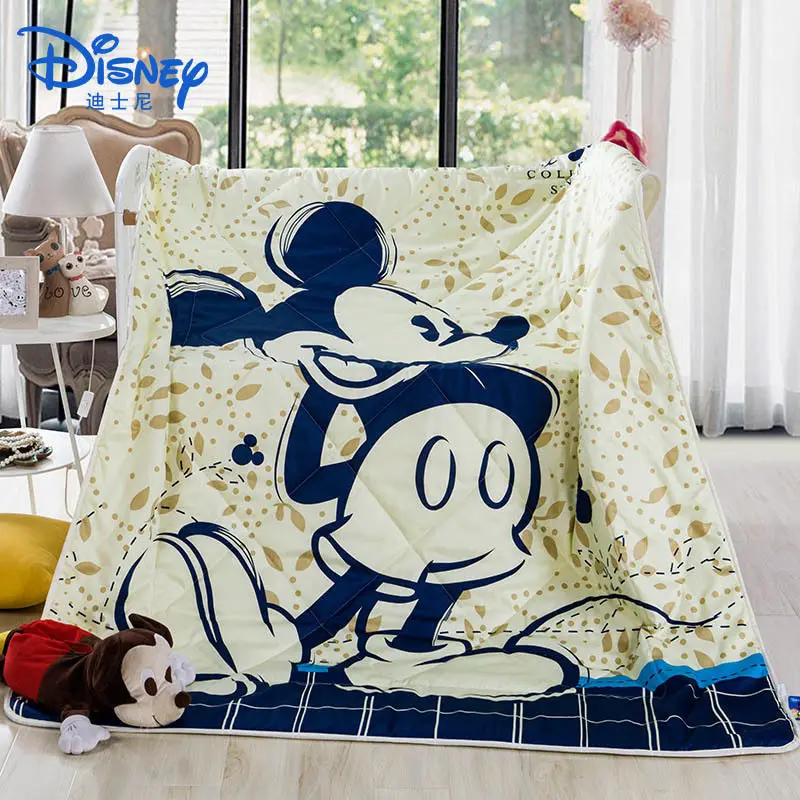 150x200 см летнее одеяло Disney 100% хлопок тонкое для сна с рисунком детей девочек и
