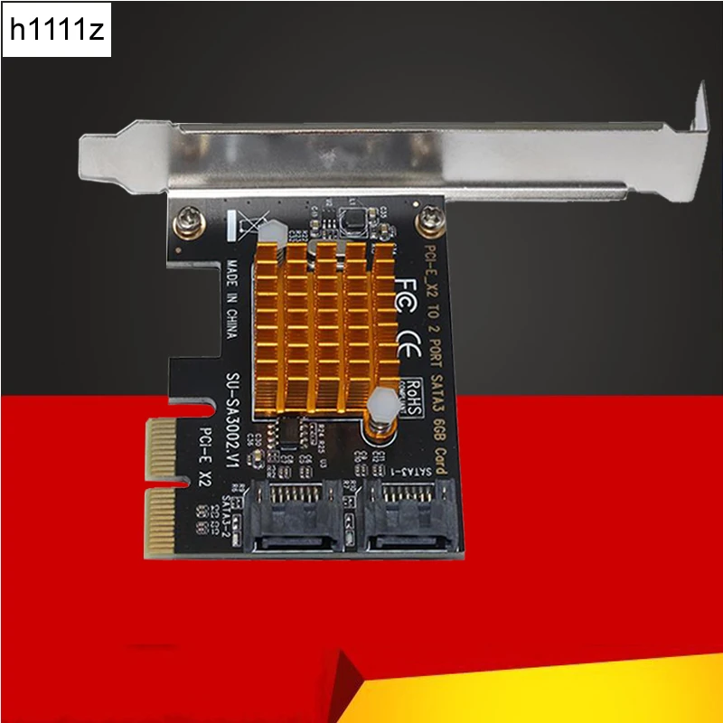 Плата расширения для интерфейса SA3002 ASM1062 PCI E к SATA 3 0 6GSATA3.0 карта жесткого