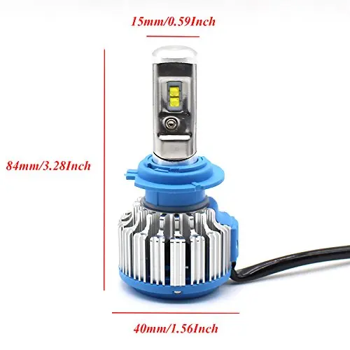 2 * H7 T1 LED CanBUS Turbo Автомобильные фары лампа Сеул CSP Y19 чип 70 Вт 7200LM белый (H4 H3 H1 9005 9006 H8