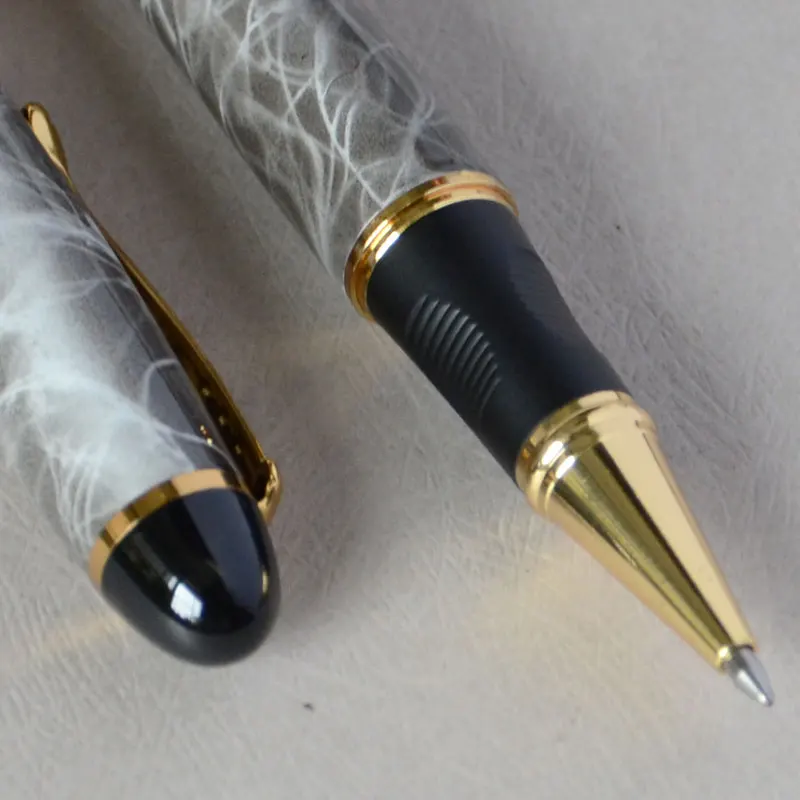 Шариковая ручка JINHAO X450 с серым мрамором и золотом 450 | Канцтовары для офиса дома
