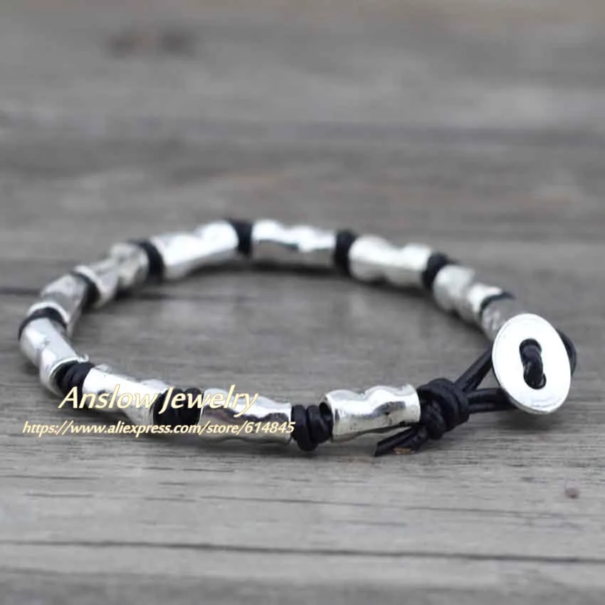 Женский/мужской/детский браслет из цинкового сплава Anslow бижутерия с бисером