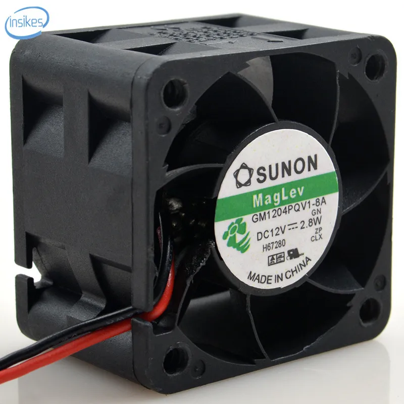 Sunon GM1204PQB1 8A 1U 2U сервер бесшумный вентилятор охлаждения DC 12 В 2 8 Вт 0.24A 9200 об/мин 4028