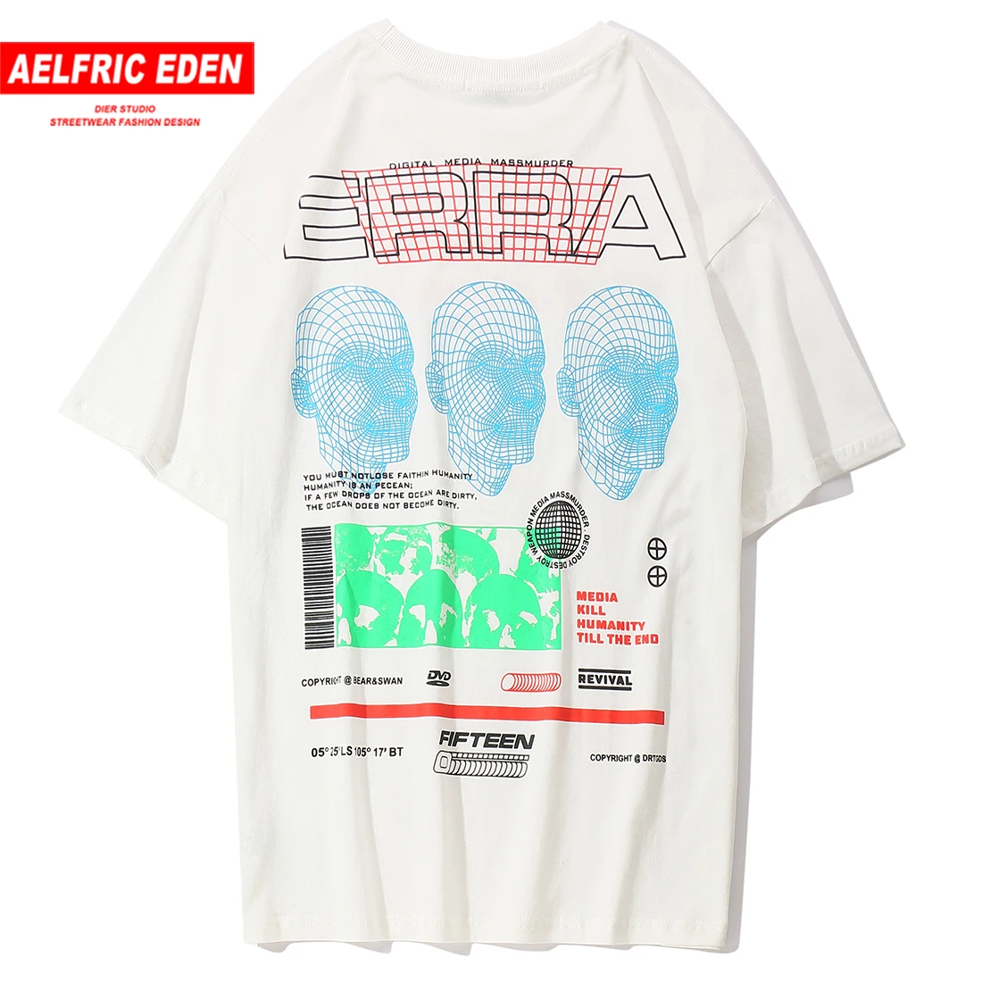 Aelfric Eden хлопок Повседневная Уличная одежда футболки для мужчин лето 2019 Harajuku